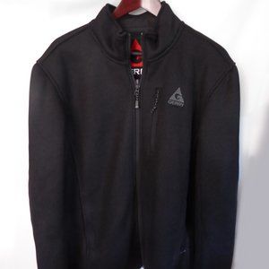 GERRY BRAND LONG SLEEVE MENS BLACK FULL ZIPPER LONG SLEEVE JACKET (PRE-OWNED) L